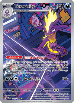 Toxtricity, Phantasmal Flames #103, Pokémon TCG card