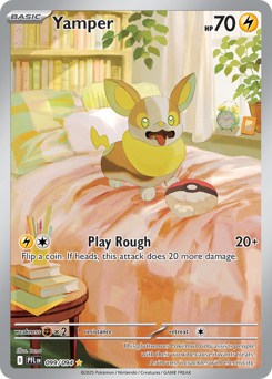 Yamper, Phantasmal Flames #99, Pokémon TCG card