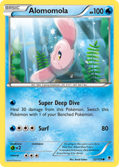 Alomomola, Phantom Forces #22, Pokémon TCG card