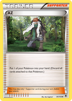 AZ, Phantom Forces #91, Pokémon TCG card