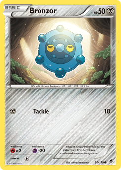 Bronzor, Phantom Forces #60, Pokémon TCG card