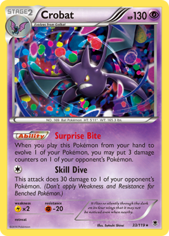 Crobat, Phantom Forces #33, Pokémon TCG card