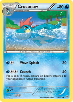 Croconaw, Phantom Forces #16, Pokémon TCG card