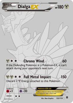 Dialga-EX, Phantom Forces #122, Pokémon TCG card