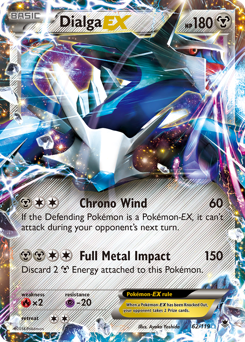 Dialga-EX, Phantom Forces #62, Pokémon TCG card