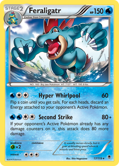 Feraligatr, Phantom Forces #17, Pokémon TCG card