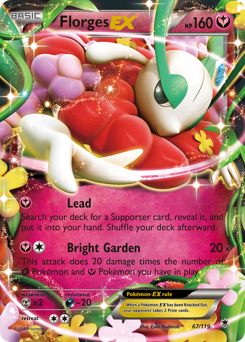 Florges-EX, Phantom Forces #67, Pokémon TCG card