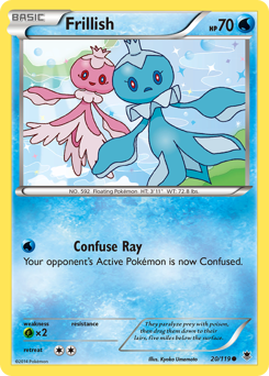 Frillish, Phantom Forces #20, Pokémon TCG card