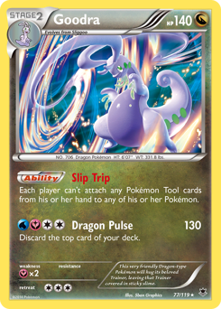 Goodra, Phantom Forces #77, Pokémon TCG card