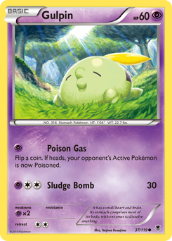 Gulpin, Phantom Forces #37, Pokémon TCG card