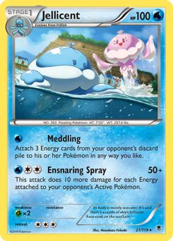 Jellicent, Phantom Forces #21, Pokémon TCG card