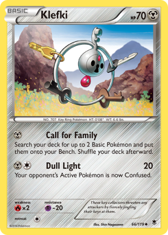 Klefki, Phantom Forces #66, Pokémon TCG card