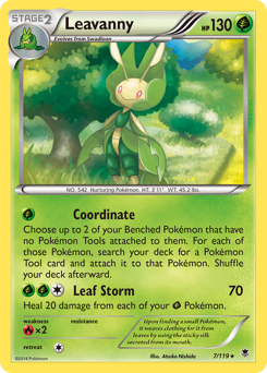 Leavanny, Phantom Forces #7, Pokémon TCG card