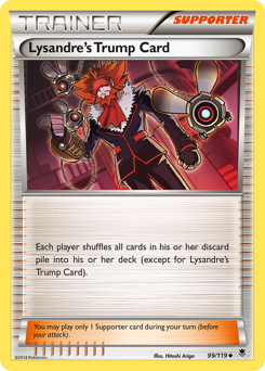 Lysandre's Trump Card, Phantom Forces #99, Pokémon TCG card