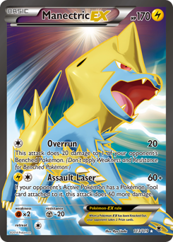 Manectric-EX, Phantom Forces #113, Pokémon TCG card