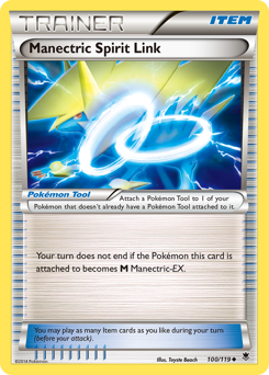 Manectric Spirit Link, Phantom Forces #100, Pokémon TCG card