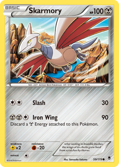 Skarmory, Phantom Forces #59, Pokémon TCG card