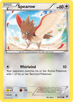 Spearow, Phantom Forces #78, Pokémon TCG card