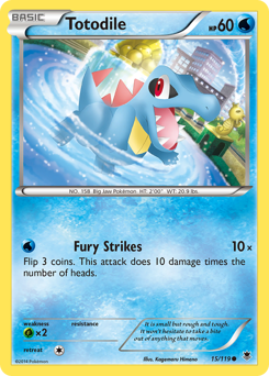 Totodile, Phantom Forces #15, Pokémon TCG card