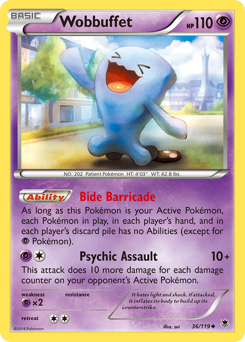 Wobbuffet, Phantom Forces #36, Pokémon TCG card