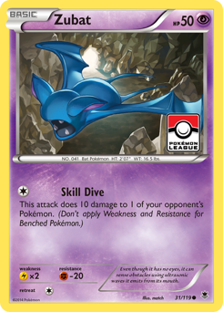 Zubat, Phantom Forces #31, Pokémon TCG card