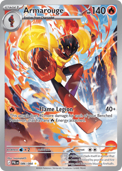 Armarouge, Pitch Black #86, Pokémon TCG card