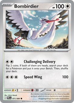 Bombirdier, Pitch Black #71, Pokémon TCG card