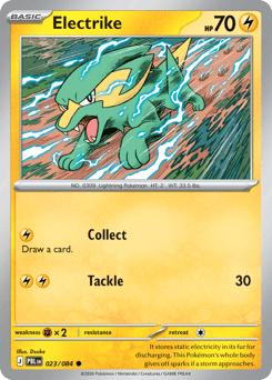 Electrike, Pitch Black #23, Pokémon TCG card