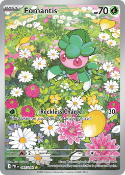 Fomantis, Pitch Black #85, Pokémon TCG card