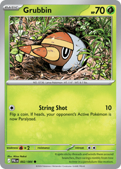 Grubbin, Pitch Black #2, Pokémon TCG card