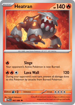 Heatran, Pitch Black #7, Pokémon TCG card