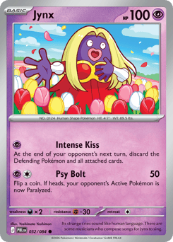 Jynx, Pitch Black #32, Pokémon TCG card