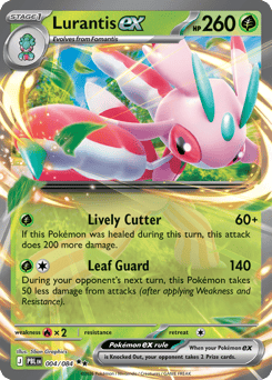 Lurantis ex, Pitch Black #4, Pokémon TCG card