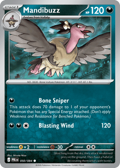 Mandibuzz, Pitch Black #50, Pokémon TCG card