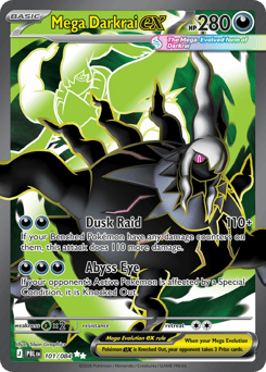Mega Darkrai ex, Pitch Black #101, Pokémon TCG card