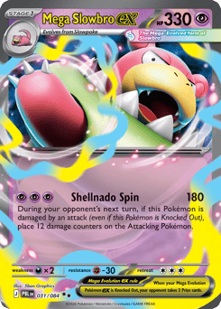 Mega Slowbro ex, Pitch Black #31, Pokémon TCG card