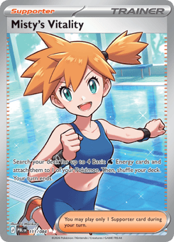Misty's Vitality, Pitch Black #111, Pokémon TCG card