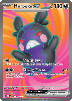 Morpeko ex, Pitch Black #102, Pokémon TCG card