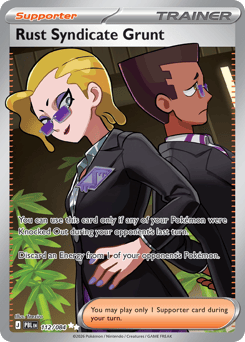 Rust Syndicate Grunt, Pitch Black #112, Pokémon TCG card