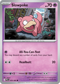 Slowpoke, Pitch Black #29, Pokémon TCG card