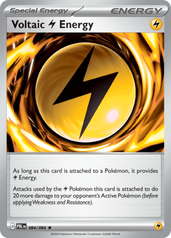 Voltaic Lightning Energy, Pitch Black #84, Pokémon TCG card