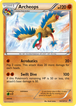 Archeops, Plasma Blast #54, Pokémon TCG card