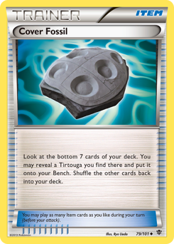Cover Fossil, Plasma Blast #79, Pokémon TCG card
