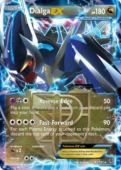 Dialga-EX, Plasma Blast #65, Pokémon TCG card