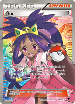 Iris, Plasma Blast #101, Pokémon TCG card