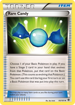 Rare Candy, Plasma Blast #85, Pokémon TCG card