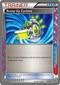 Scoop Up Cyclone, Plasma Blast #95, Pokémon TCG card