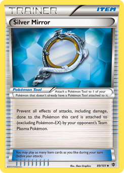 Silver Mirror, Plasma Blast #89, Pokémon TCG card