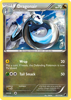 Dragonair, Plasma Freeze #82, Pokémon TCG card