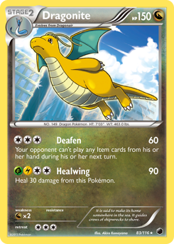 Dragonite, Plasma Freeze #83, Pokémon TCG card